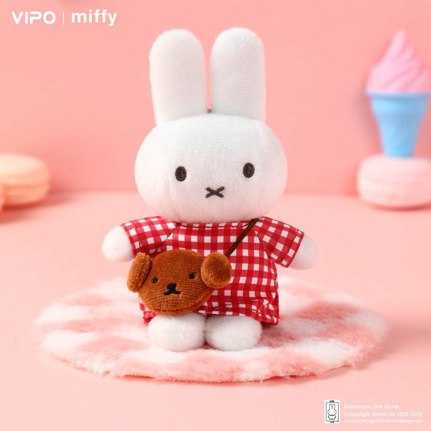 Miffy Mini Bag Series Plush Keychain Blind Box (Box of 6）