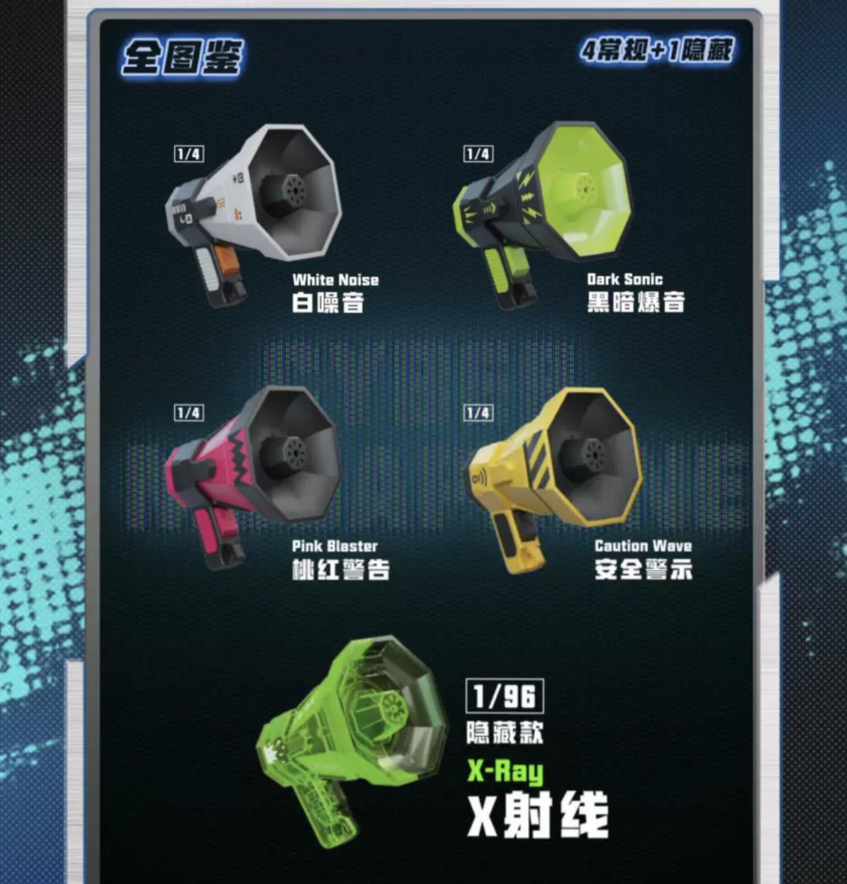 QueSera Series - Cyber Megaphone Blind Box (Box of 4)