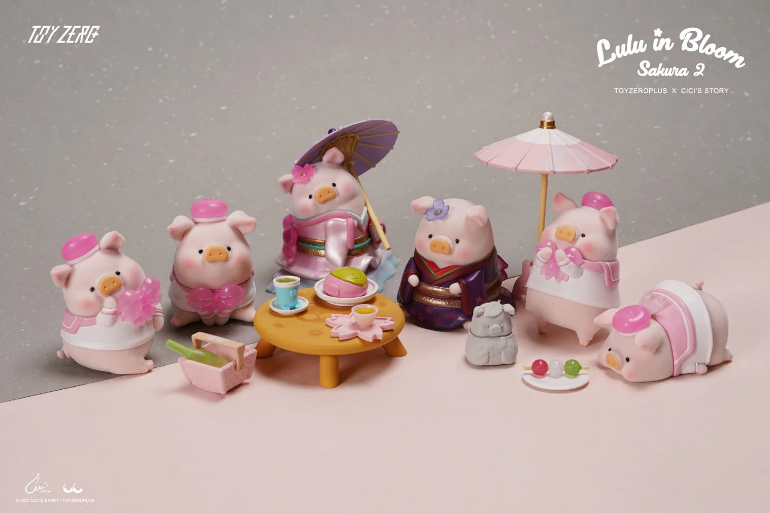 [PRE-ORDER] Lulu The Piggy-Lulu In Bloom Sakura 2 Series Blind Box (Box of 6)