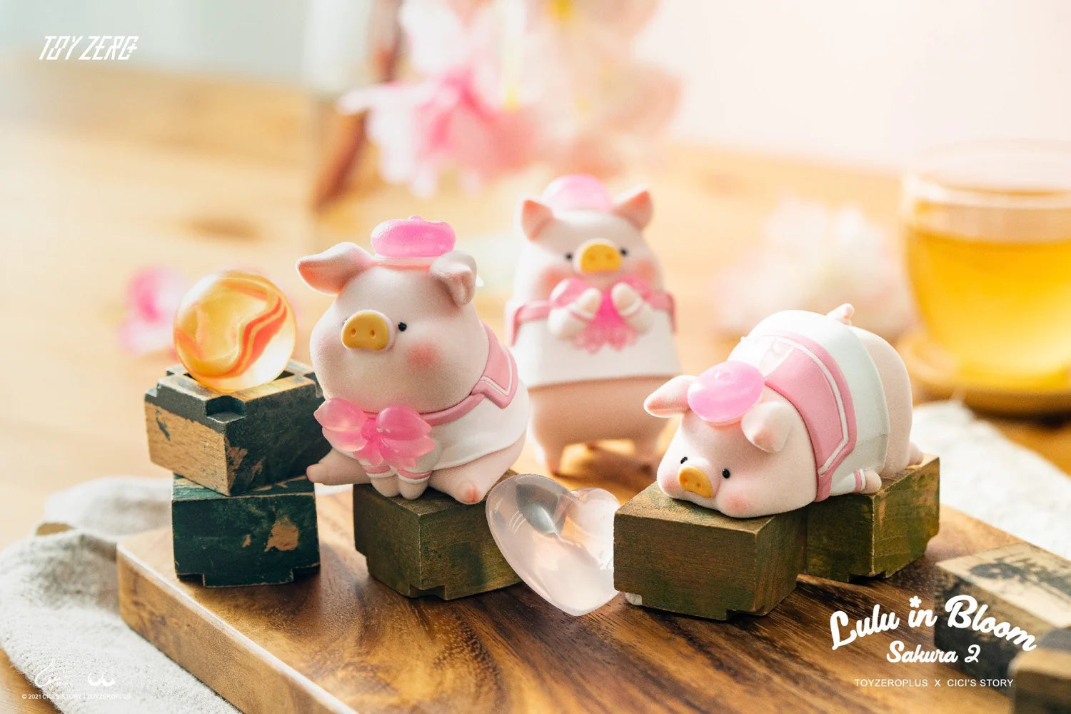 [PRE-ORDER] Lulu The Piggy-Lulu In Bloom Sakura 2 Series Blind Box (Box of 6)