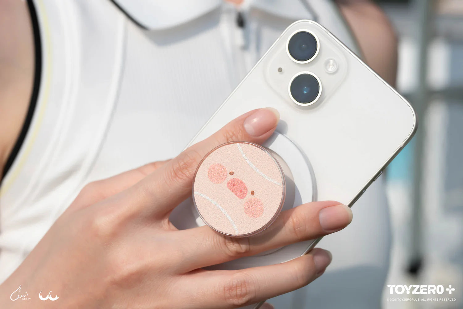 Lulu The Piggy Tennis Series-Mobile Grip Stand