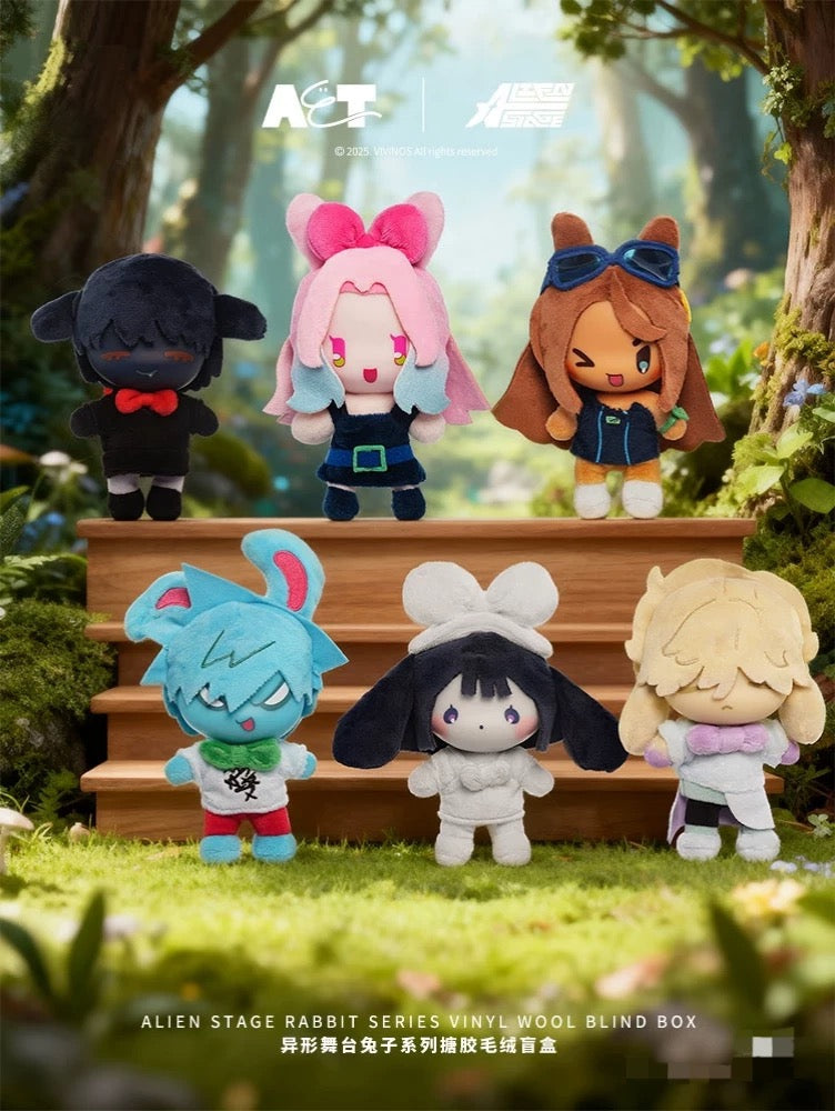 Alien Stage-Rabbit Series Soft Vinyl Wool Blind Box (Box of 6)