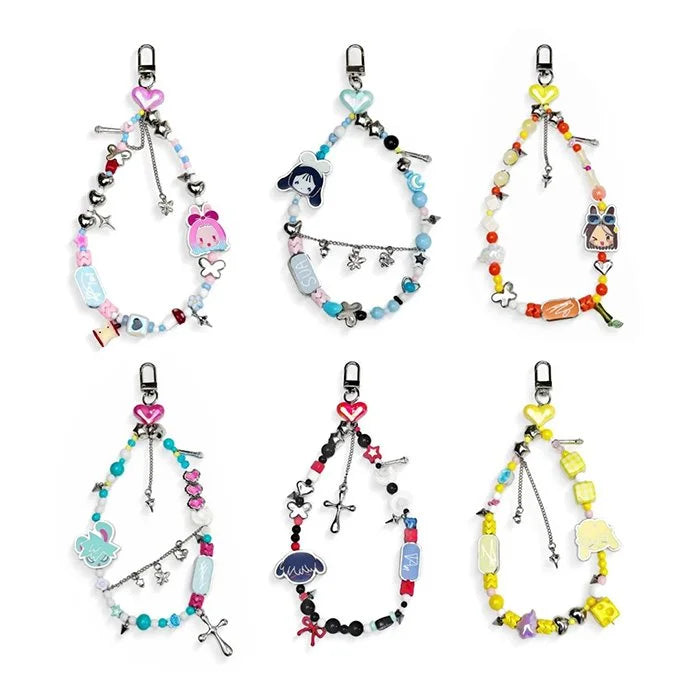 Alien Stage Rabbit Series Mobile Phone Chain and Generation Blind Box (Box of 6)