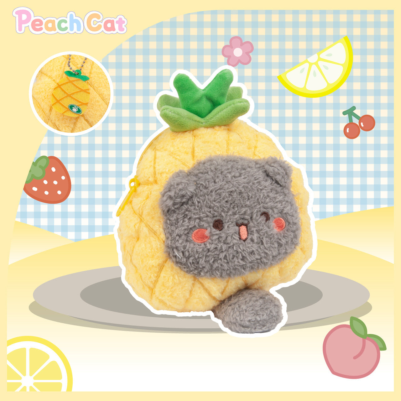 Mitao Cat Peachy Meow Fluffball Series Blind Box (Box of 6)
