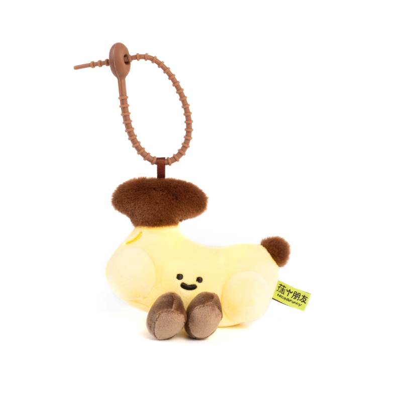[PRE-ORDER] Lucky Orchard Series-Banana Shaped Plush Pendant