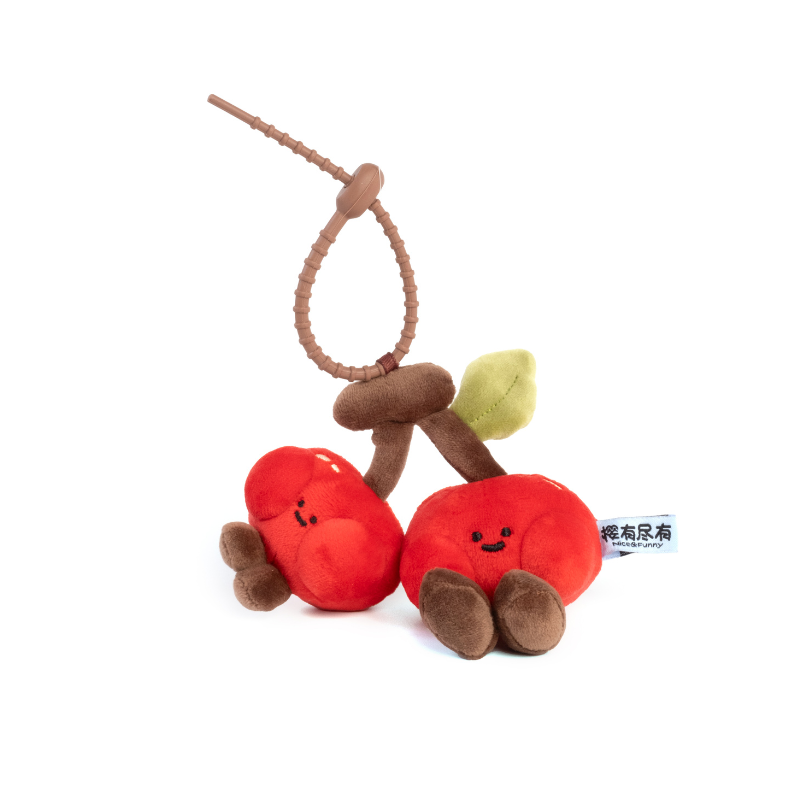 [PRE-ORDER] Lucky Orchard Series-Cherry Shaped Plush Pendant