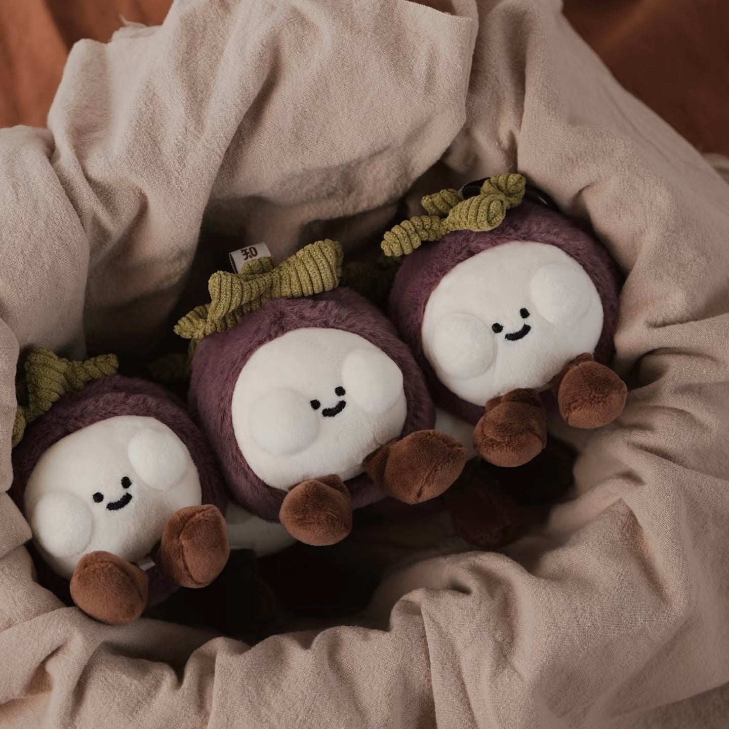 [PRE-ORDER] Lucky Orchard Series-Mangosteen Shaped Plush Pendant