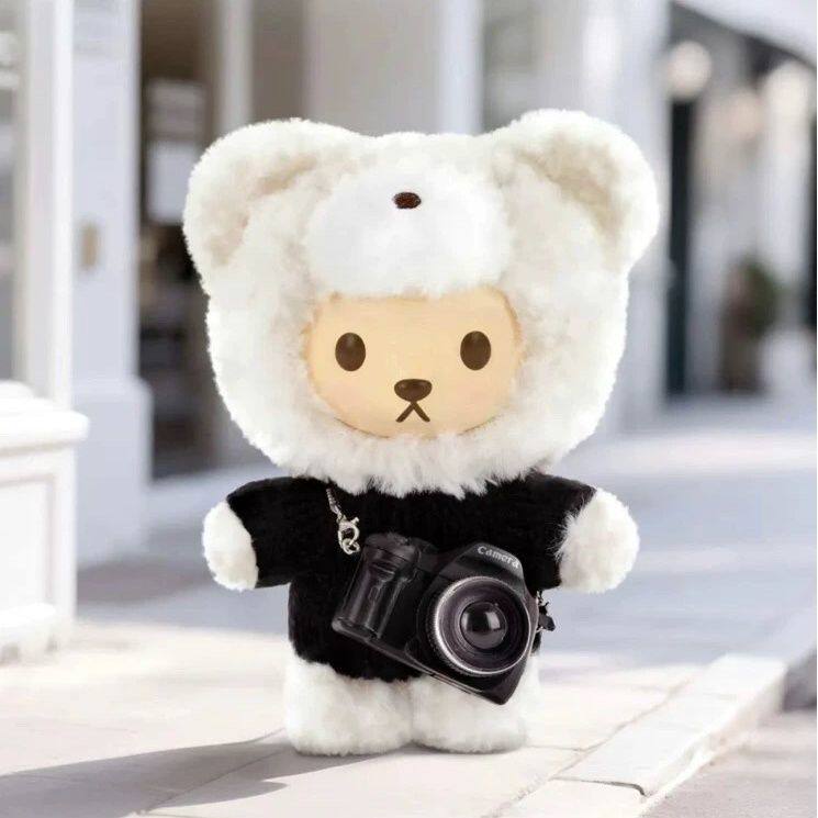 Teddy Bear Fluffy Mousse Vinyl Plush Blind Box (Box of 6)