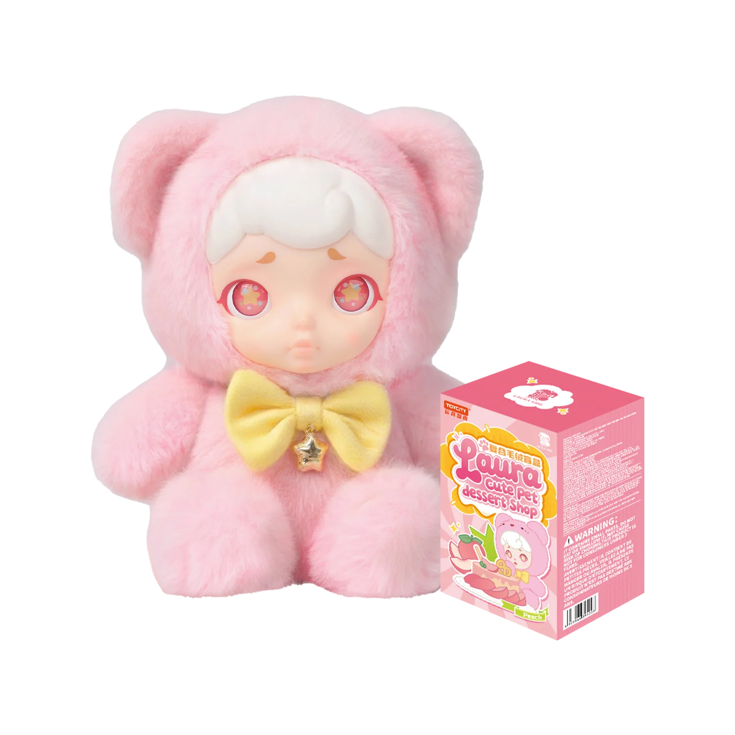 Laura Cute Pet Dessert Shop Series Plush Blind Box (Box of 6)