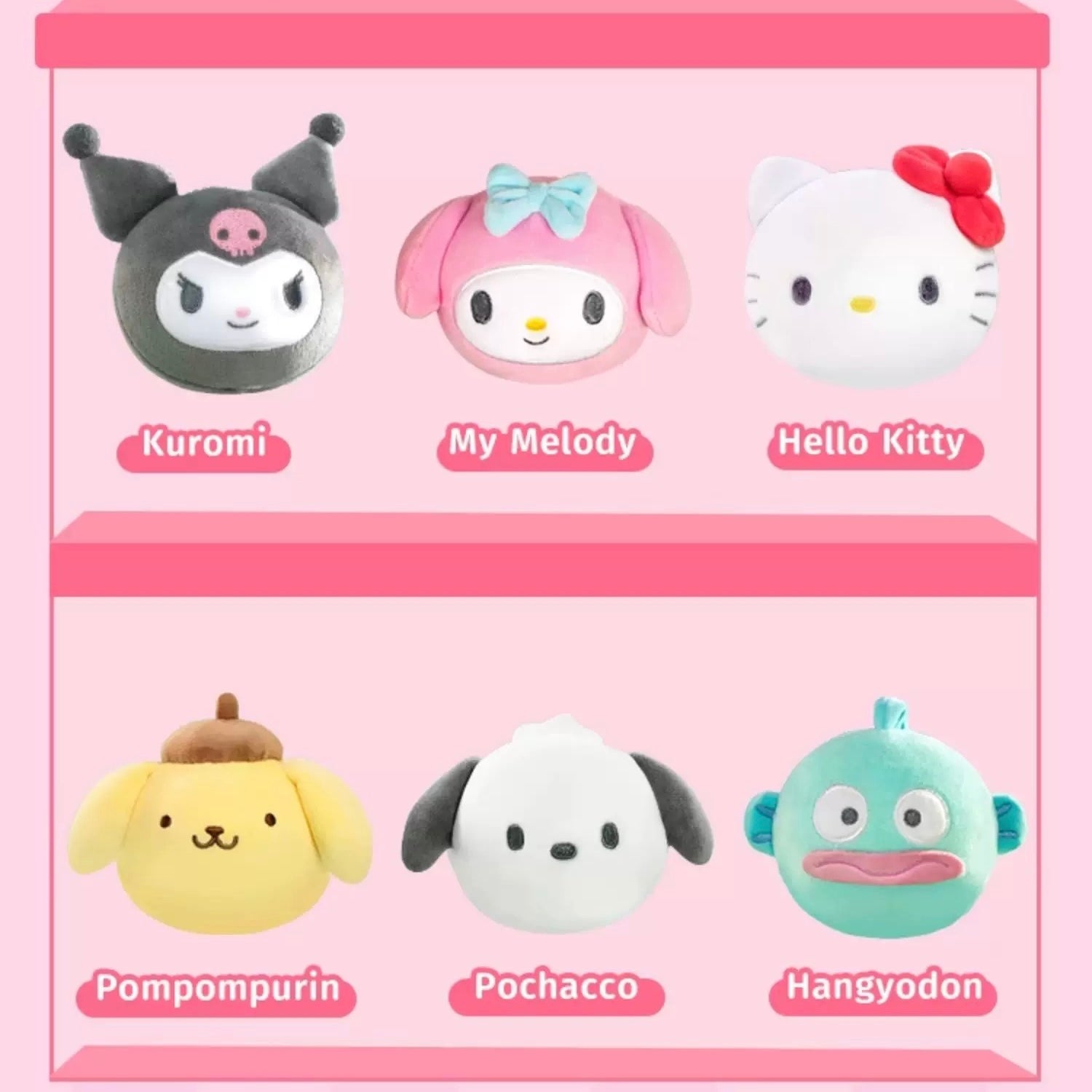 Sanrio Characters Soft Mochi Series (Box of 6)