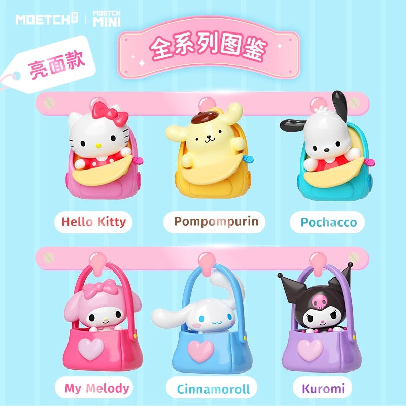 Sanrio Characters Eye-catching Bag Series Moetch Bean (Box of 18)