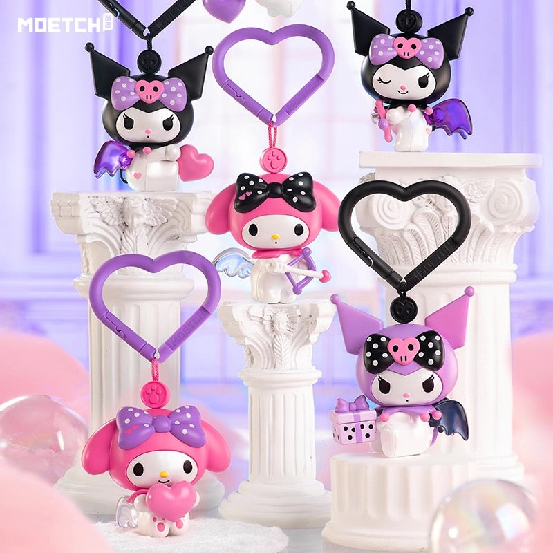 Kuromi & My Melody Trainee Cupid Series Cute Movable Toy (Box of 6)