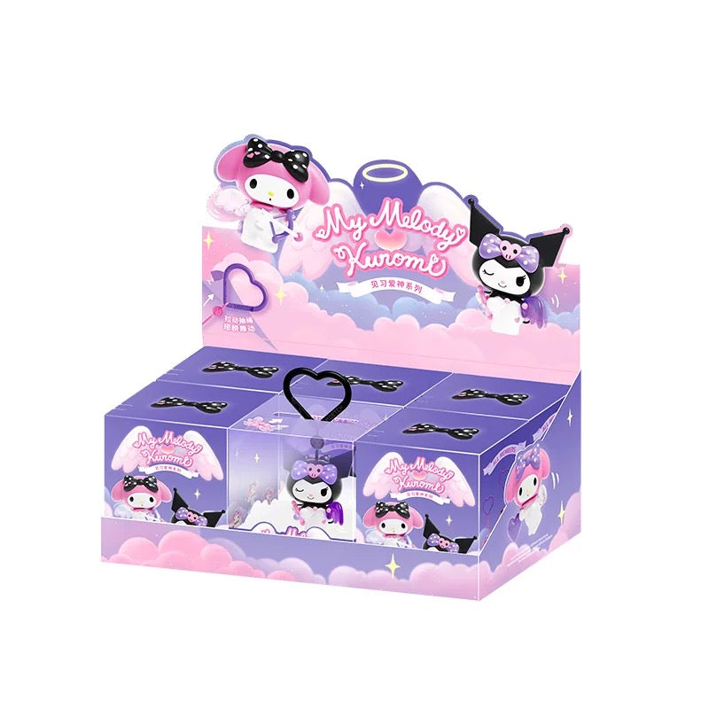 Kuromi & My Melody Trainee Cupid Series Cute Movable Toy (Box of 6)