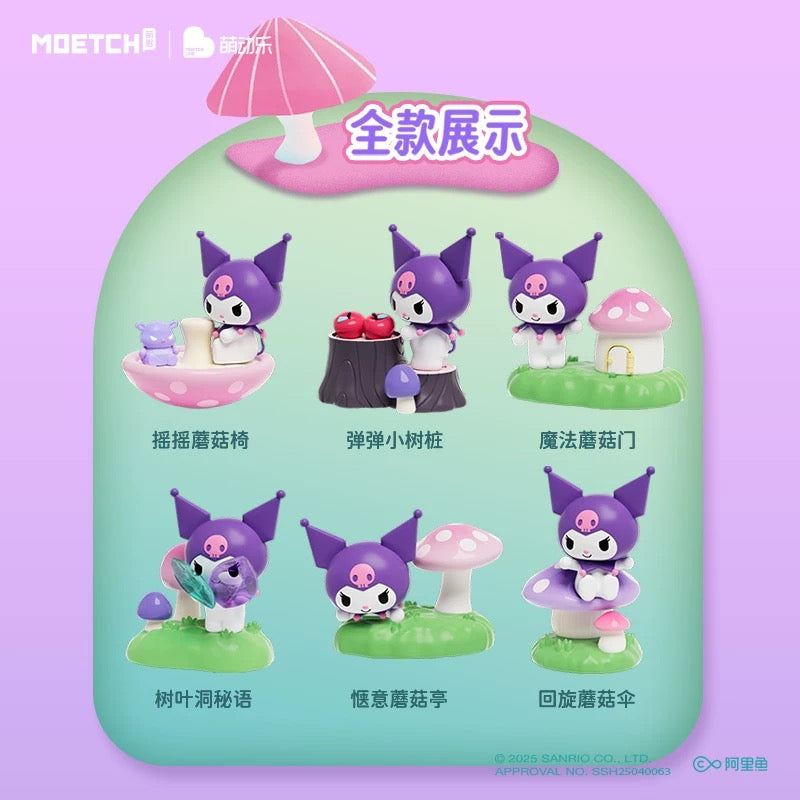 Kuromi Mushroom Garden Series (Box of 6)