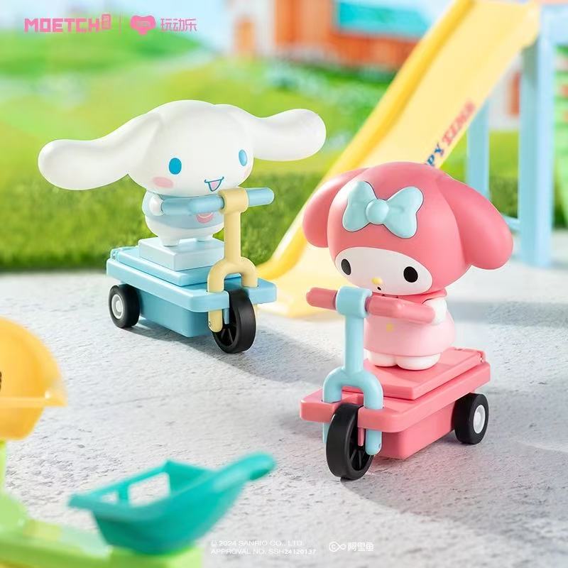 Sanrio Characters Scooter Series Funny Movable Toy (Box of 6）