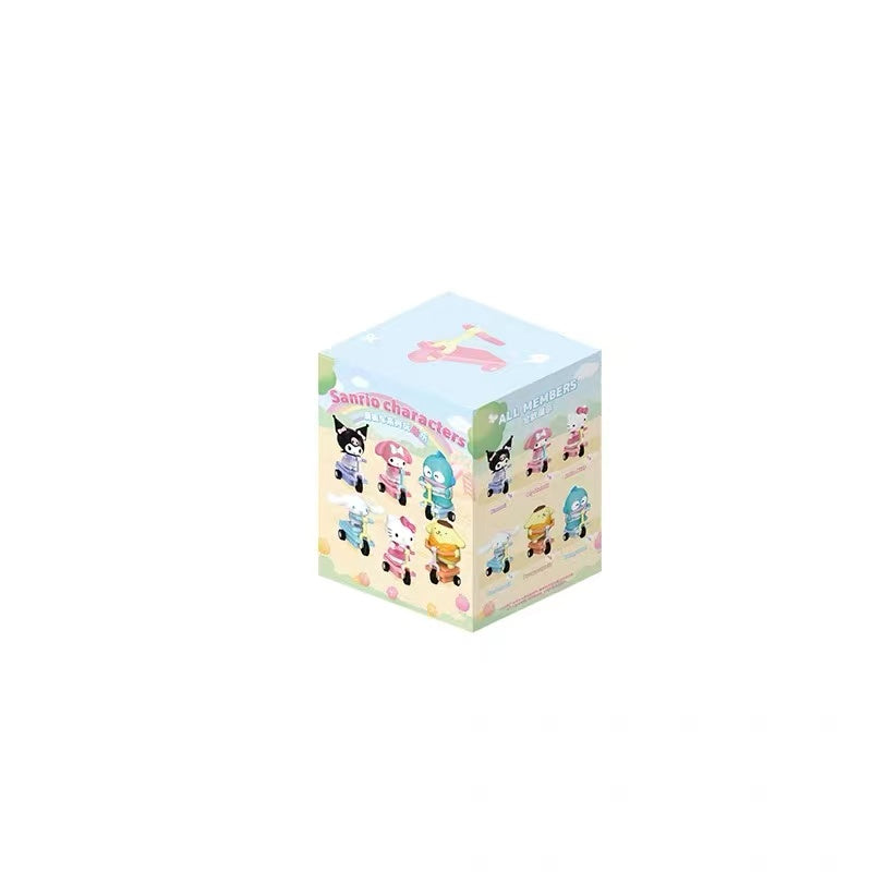 Sanrio Characters Scooter Series Funny Movable Toy (Box of 6）
