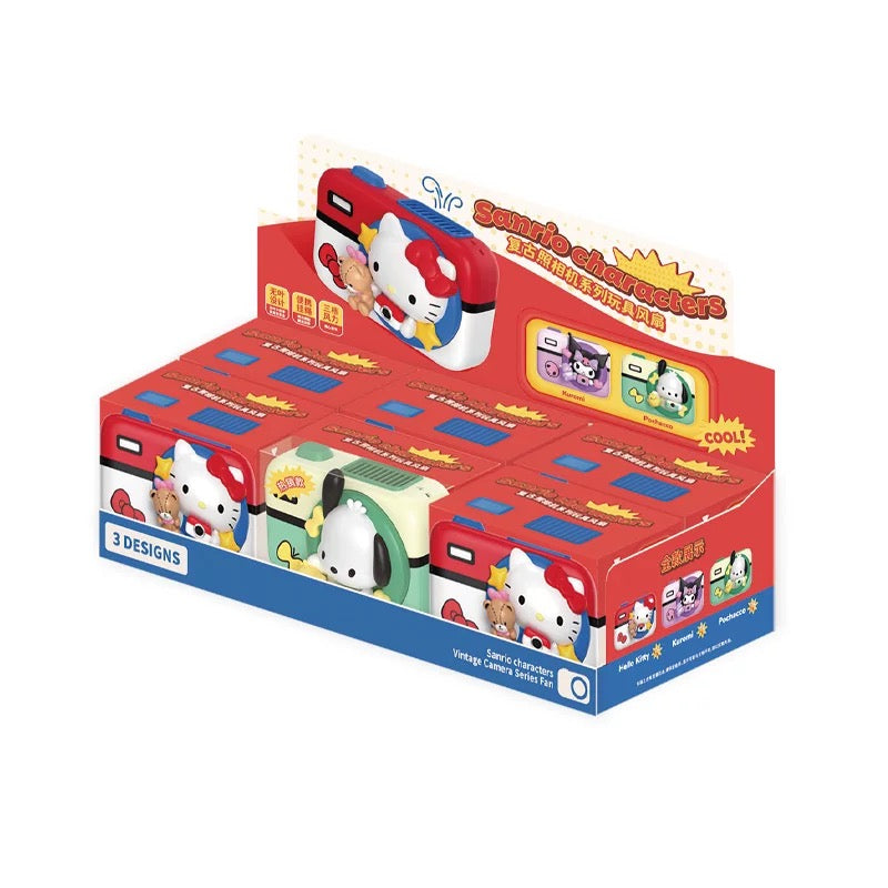 Sanrio Characters Vintage Camera Series Fan (Box of 6)
