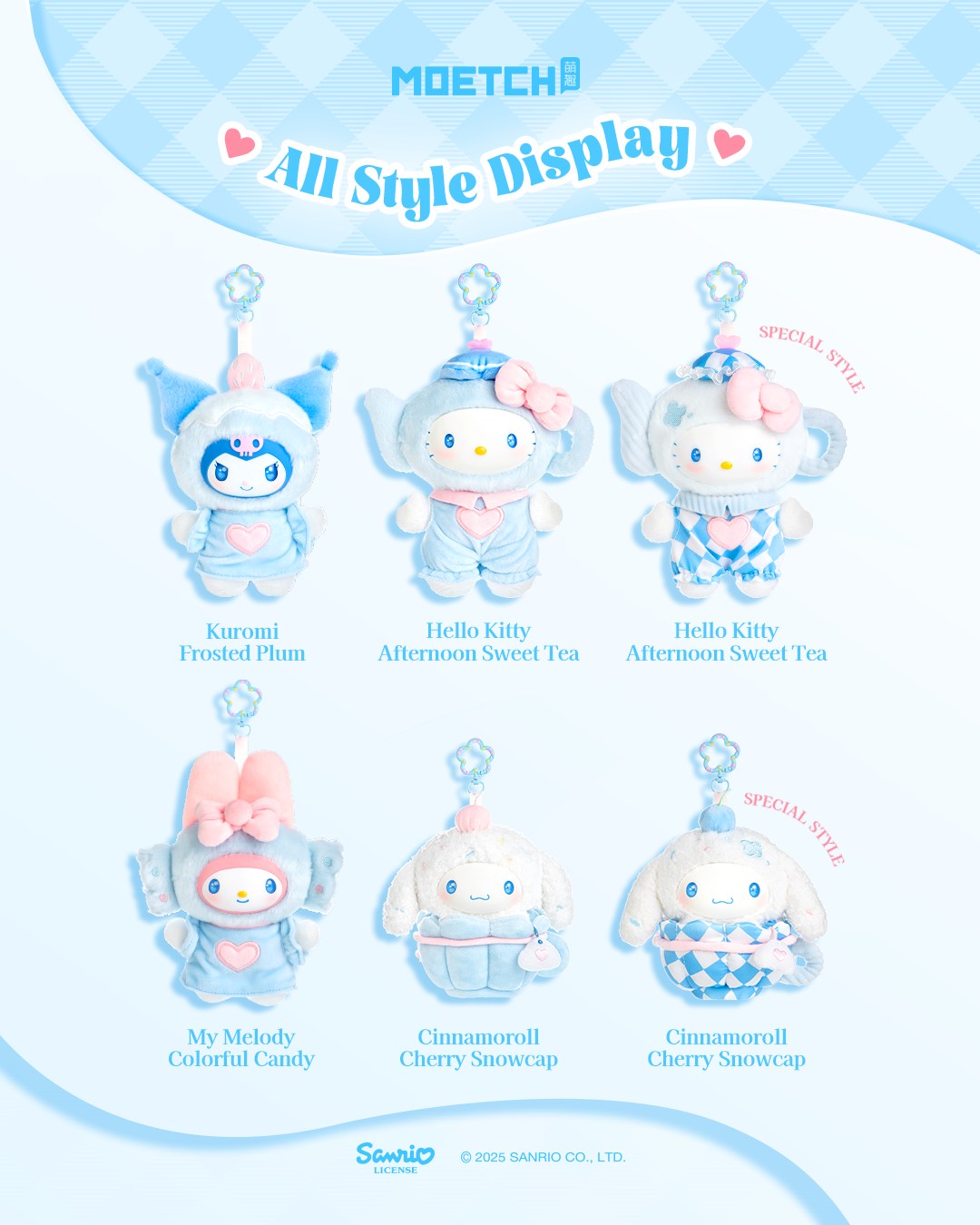 Sanrio Characters Blue Flutter Series Vinyl Toy (Box of 6)