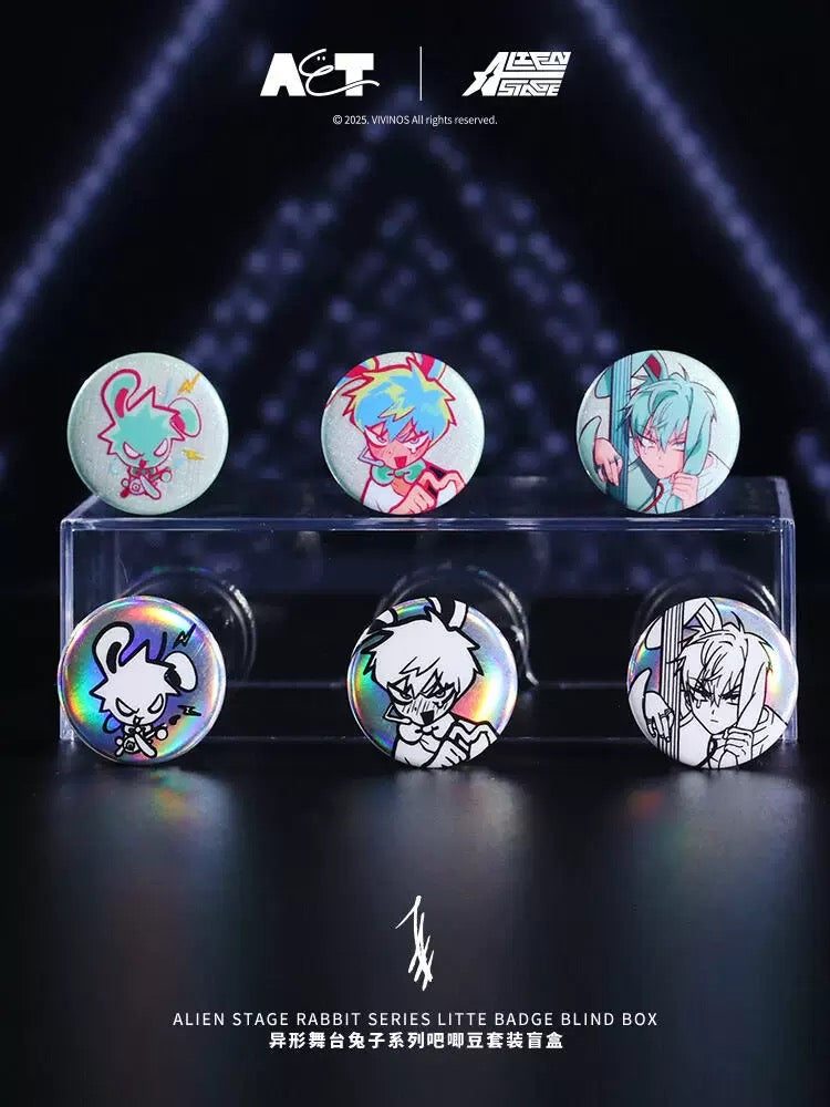 Alien Stage Rabbit Series Random Badge Blind Box (Box of 12)