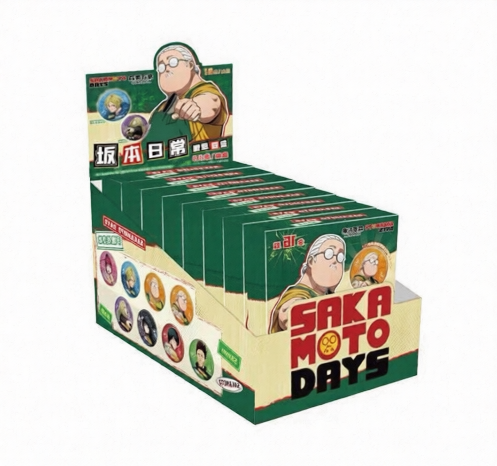 SAKAMOTO DAYS Themed Badge Blind Box (Box of 8)