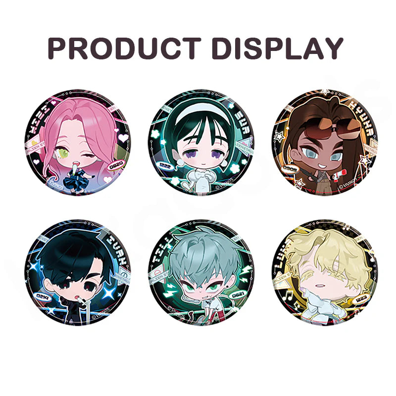 Alien Stage New Year' Eve Reflective Badge 2026 (Box of 6)