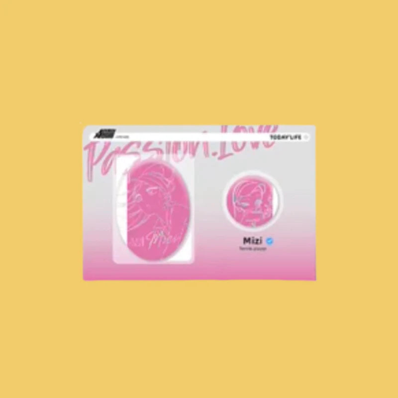 Alien Stage Passion Series Line Art Irregular Badge Set-Mizi