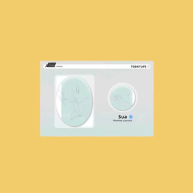 Alien Stage Passion Series Line Art Irregular Badge Set-Sua