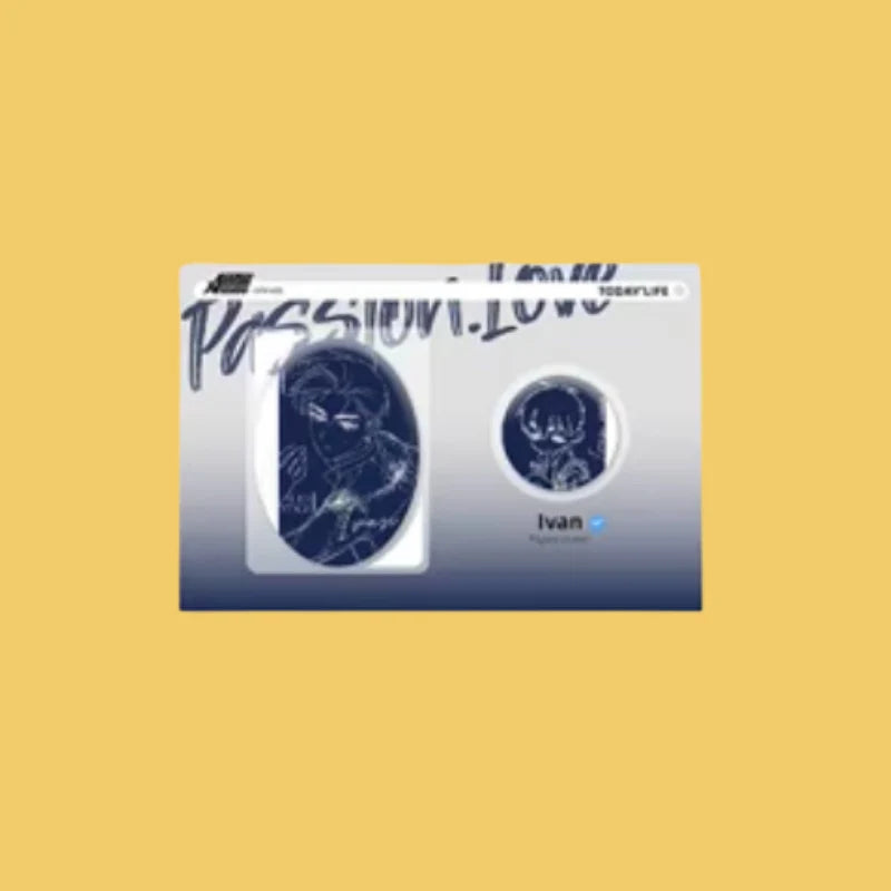 Alien Stage Passion Series Line Art Irregular Badge Set-Ivan