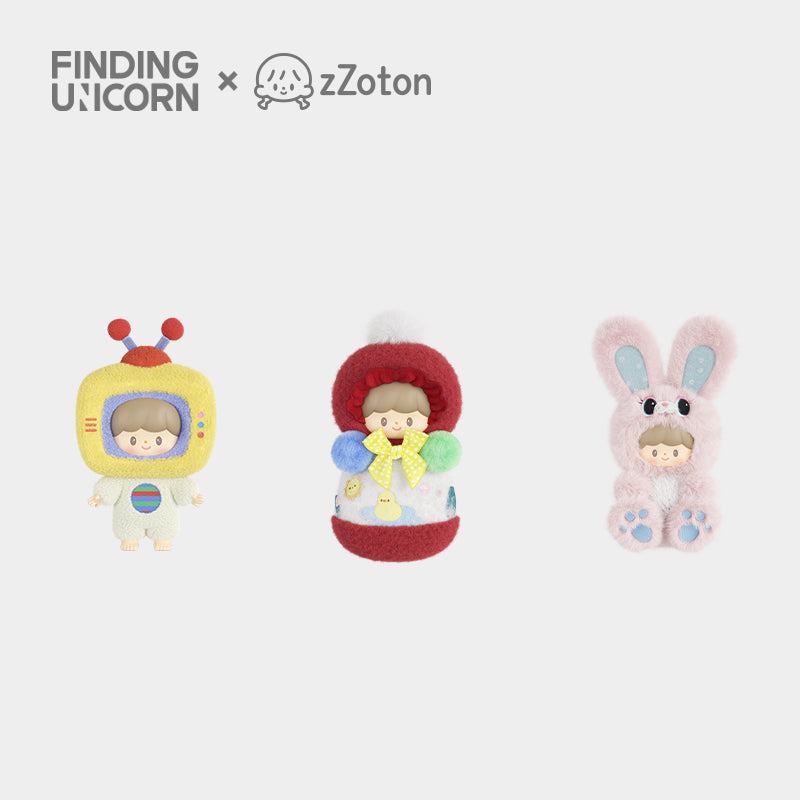 zZoton Happy Childhood Series Plush Blind Box (Box of 6)