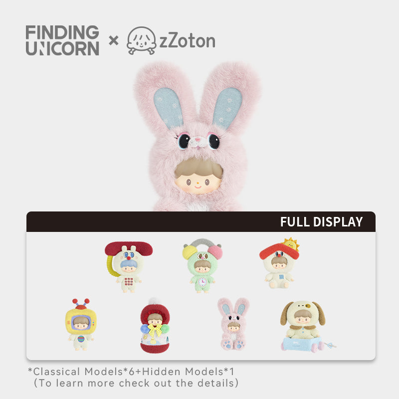 zZoton Happy Childhood Series Plush Blind Box (Box of 6)