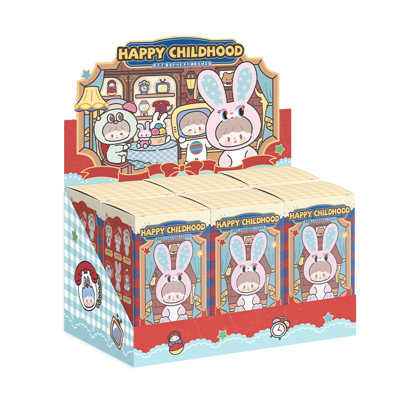 zZoton Happy Childhood Series Plush Blind Box (Box of 6)