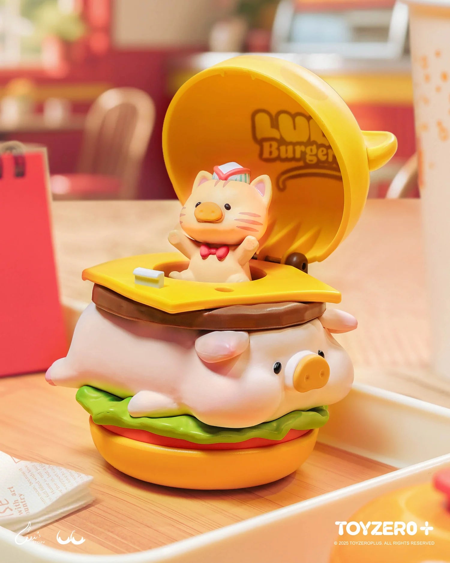 Lulu The Piggy-Burger Express Movable Series Blind Box (Box of 4)