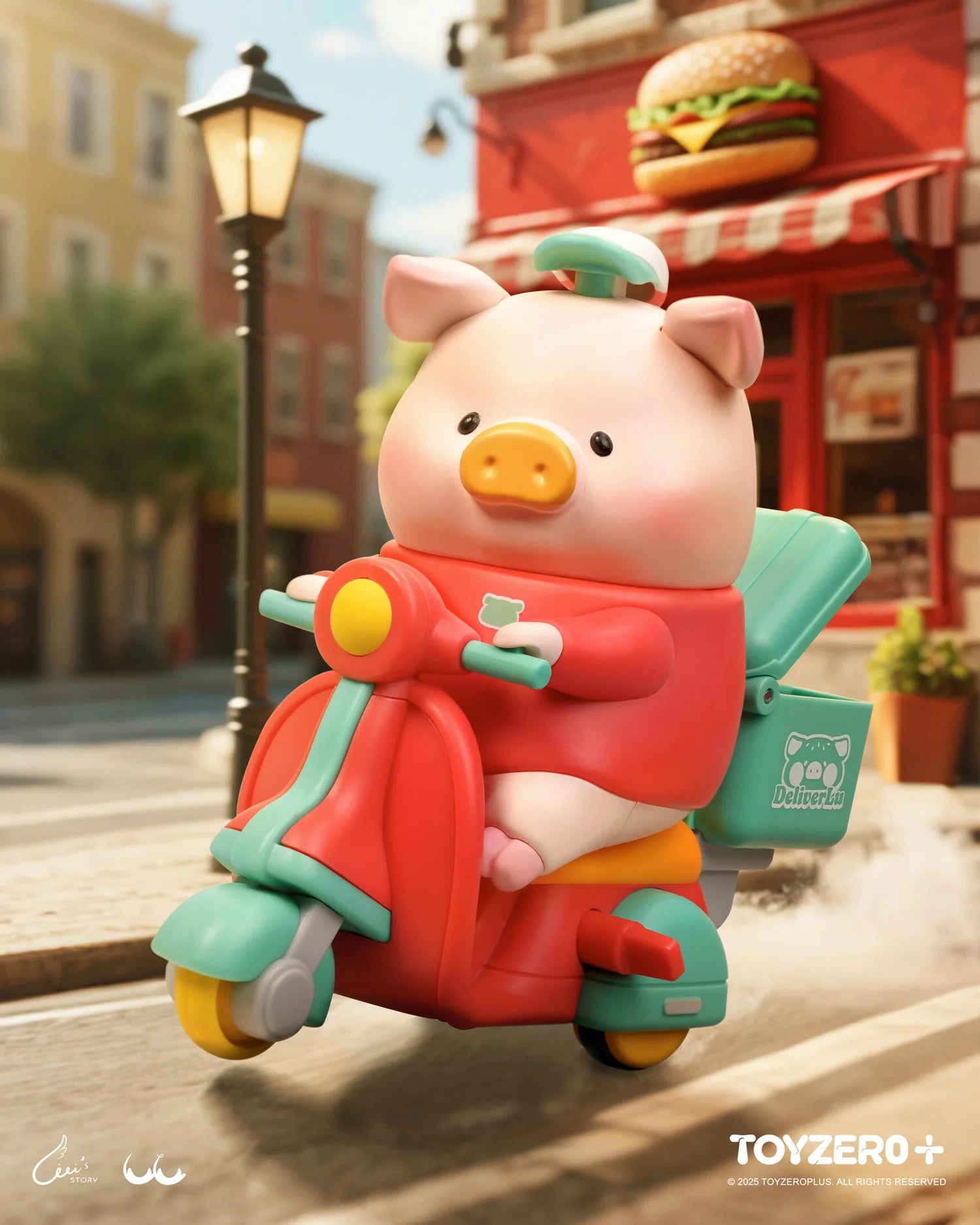 Lulu The Piggy-Burger Express Movable Series Blind Box (Box of 4)