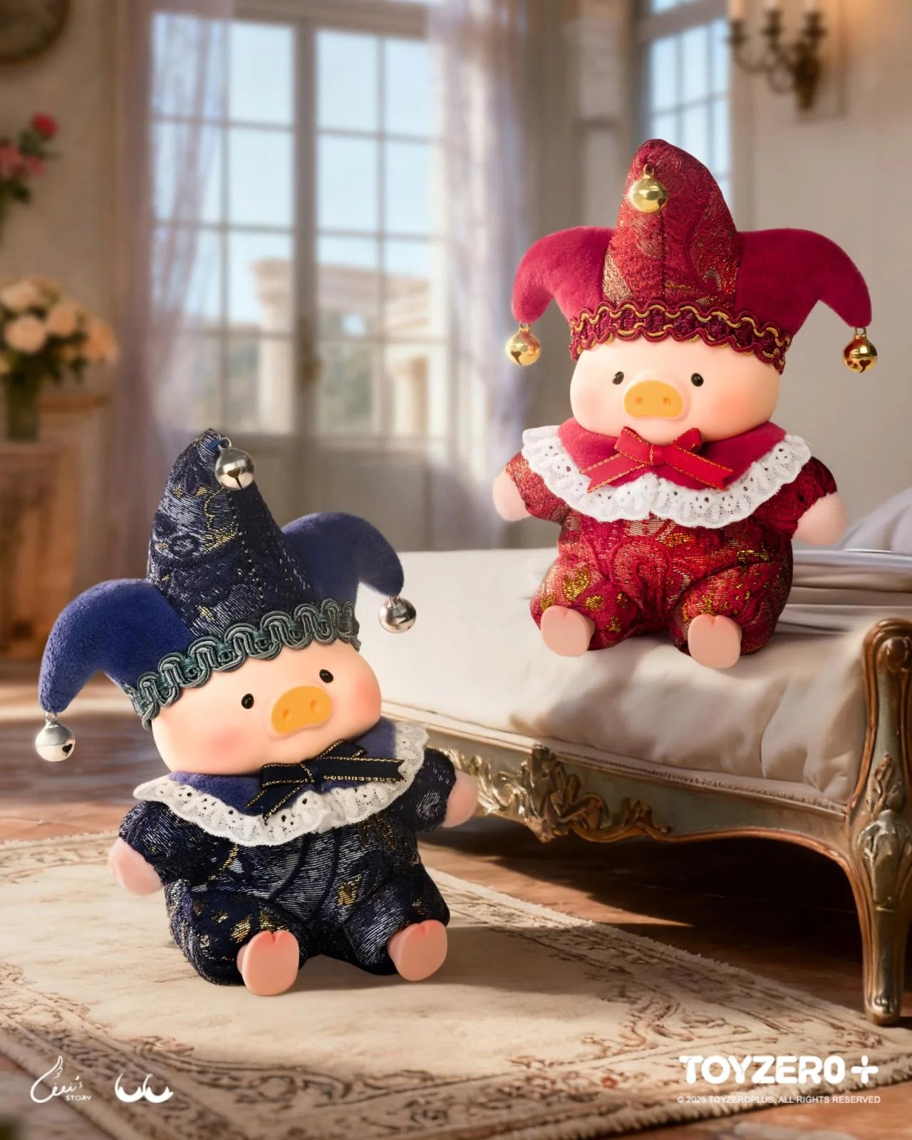 Lulu The Piggy- Triangel PVC Plush Keychain Blind Box (Box of 4)