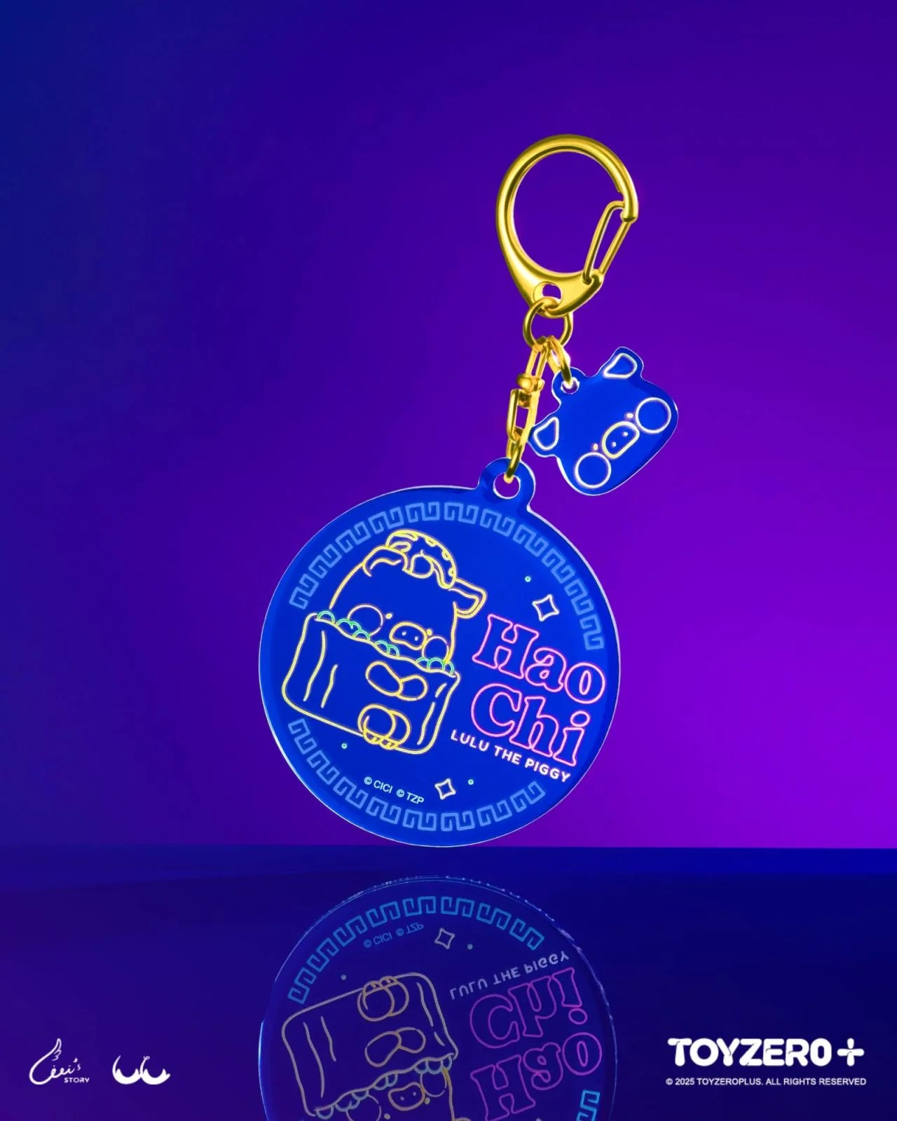 Lulu The Piggy Lu's Table-Staff Lulu's Daily Routine Acrylic Keychain Blind Box (Box of 8)