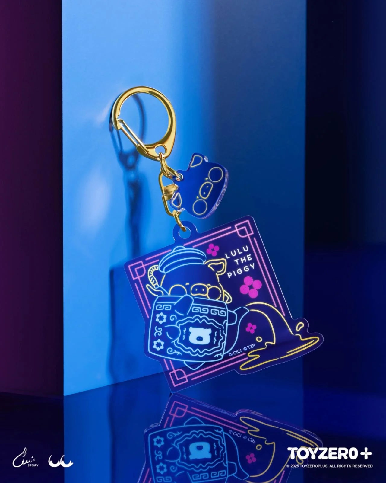 Lulu The Piggy Lu's Table-Staff Lulu's Daily Routine Acrylic Keychain Blind Box (Box of 8)