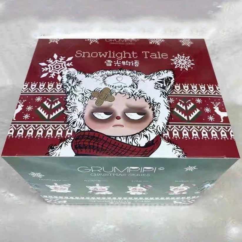 Sleepless Grumpipi Christmas Plush Blind Box Keychain (Box of 4)