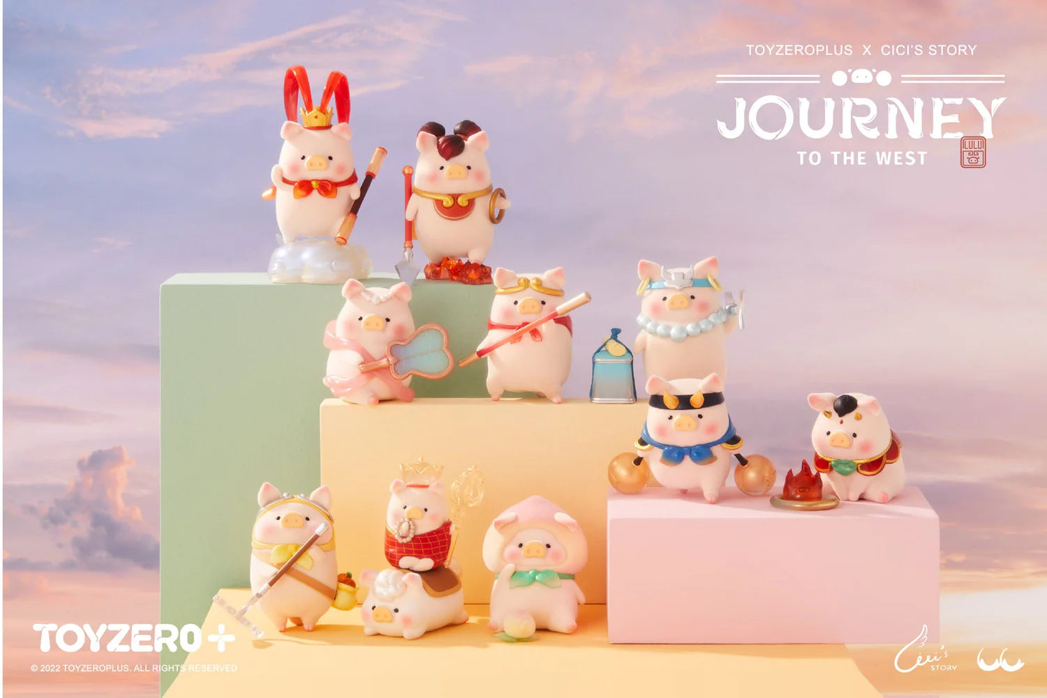 [PRE-ORDER] Lulu The Piggy-Journey to The West Series Blind Box (Box of 8)