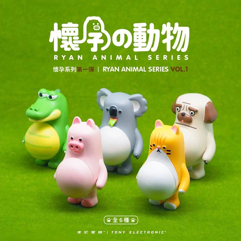 Ryan Animal Pregnant Animal Series Blind Box (Box of 6)