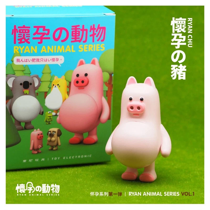 Ryan Animal Pregnant Animal Series Blind Box (Box of 6)