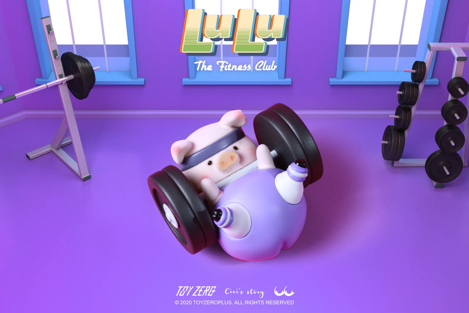 [PRE-ORDER] Lulu The Piggy-Fitness Club Series Blind Box (Box of 8)