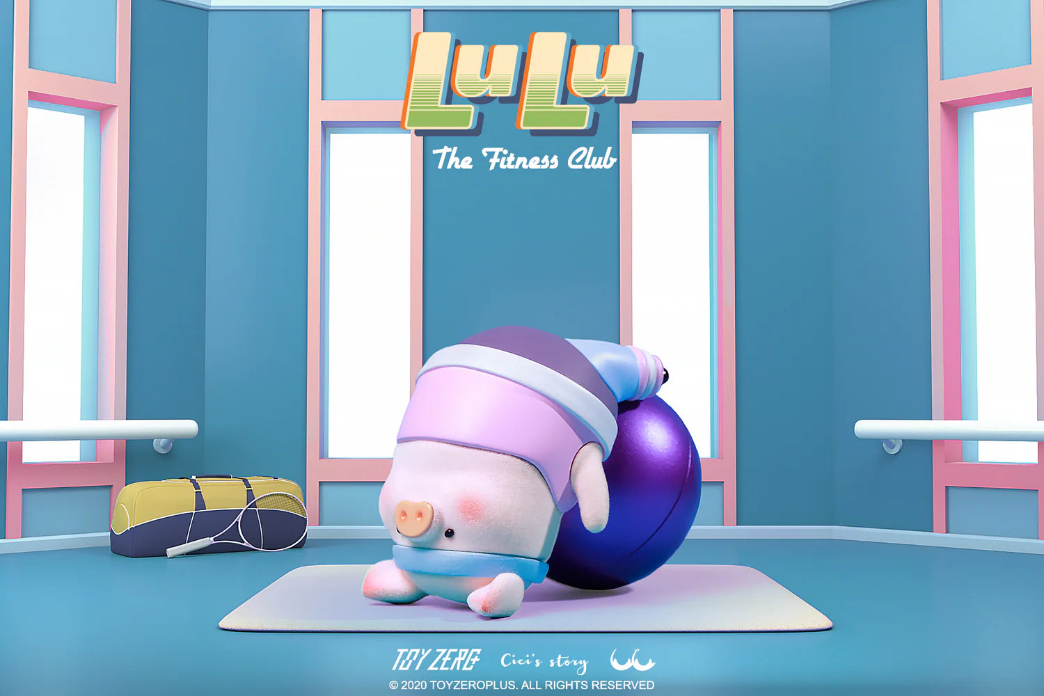 [PRE-ORDER] Lulu The Piggy-Fitness Club Series Blind Box (Box of 8)