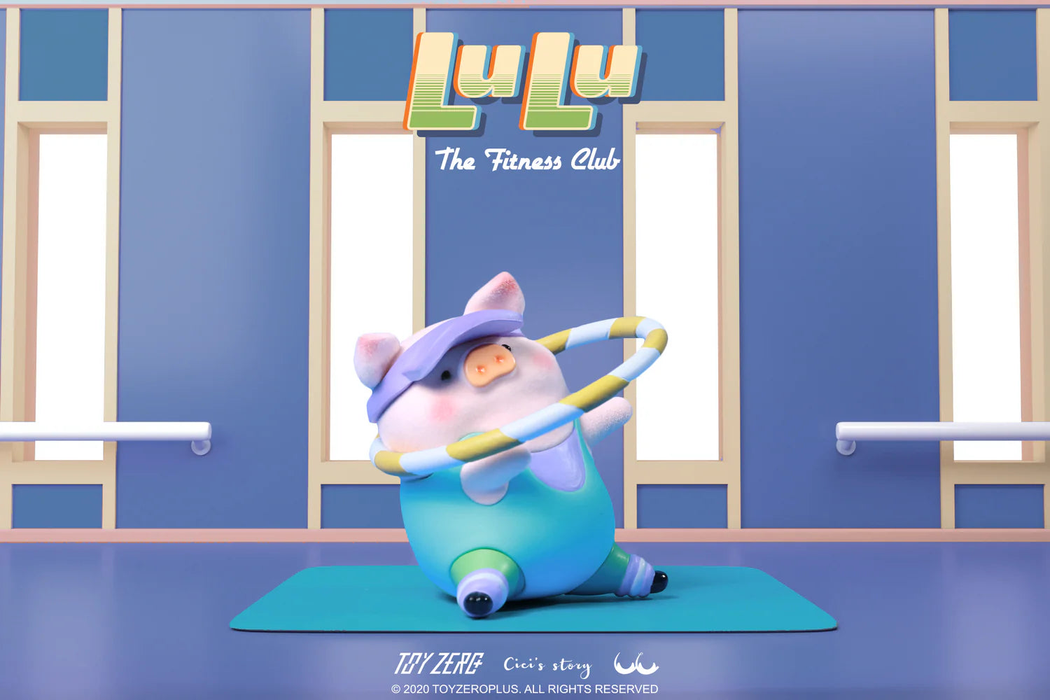 [PRE-ORDER] Lulu The Piggy-Fitness Club Series Blind Box (Box of 8)