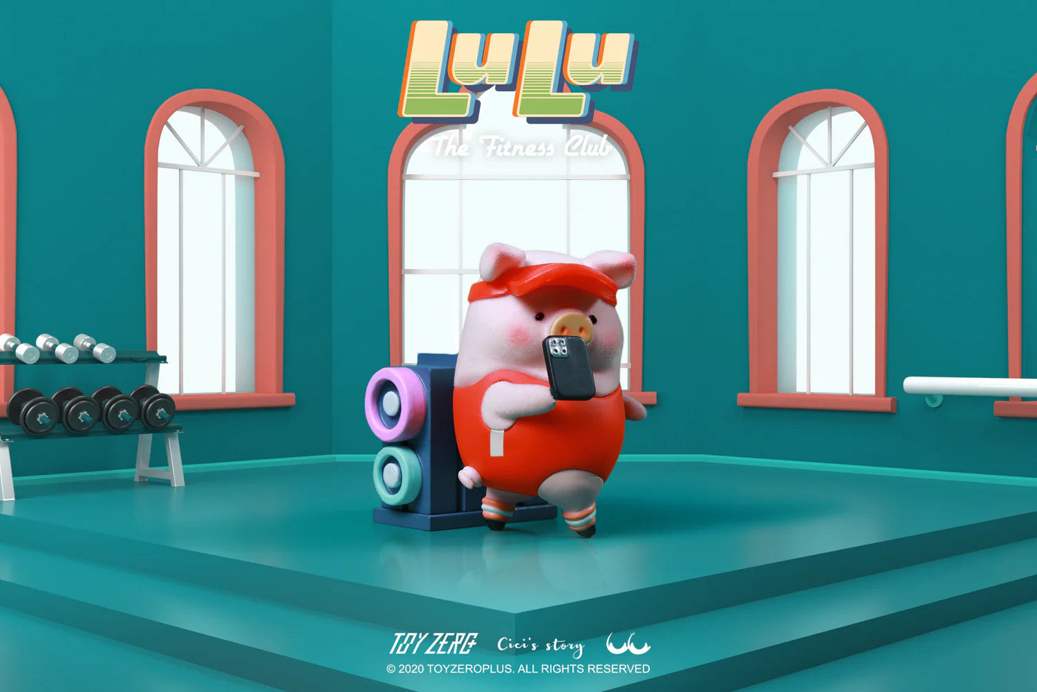 [PRE-ORDER] Lulu The Piggy-Fitness Club Series Blind Box (Box of 8)