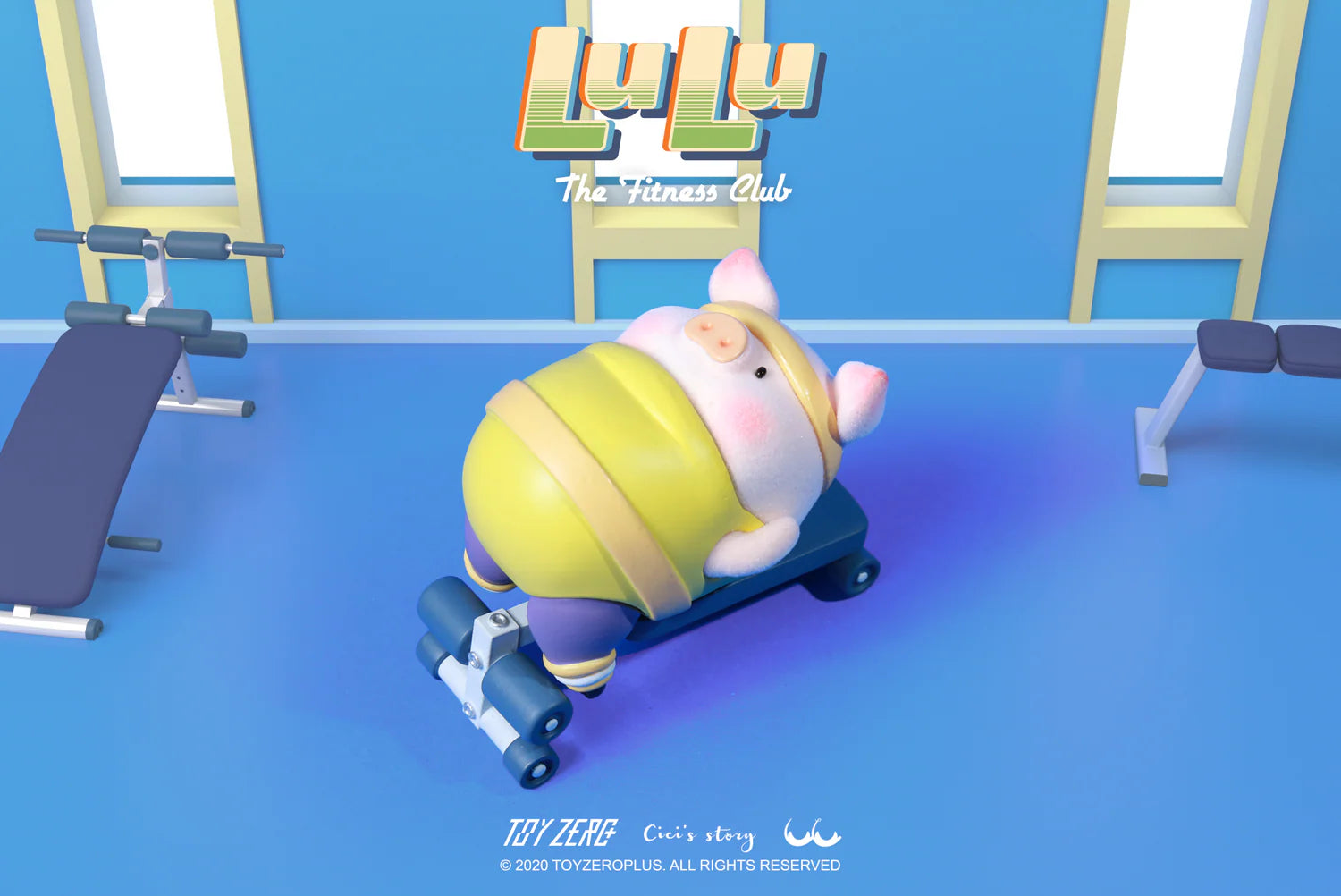 [PRE-ORDER] Lulu The Piggy-Fitness Club Series Blind Box (Box of 8)